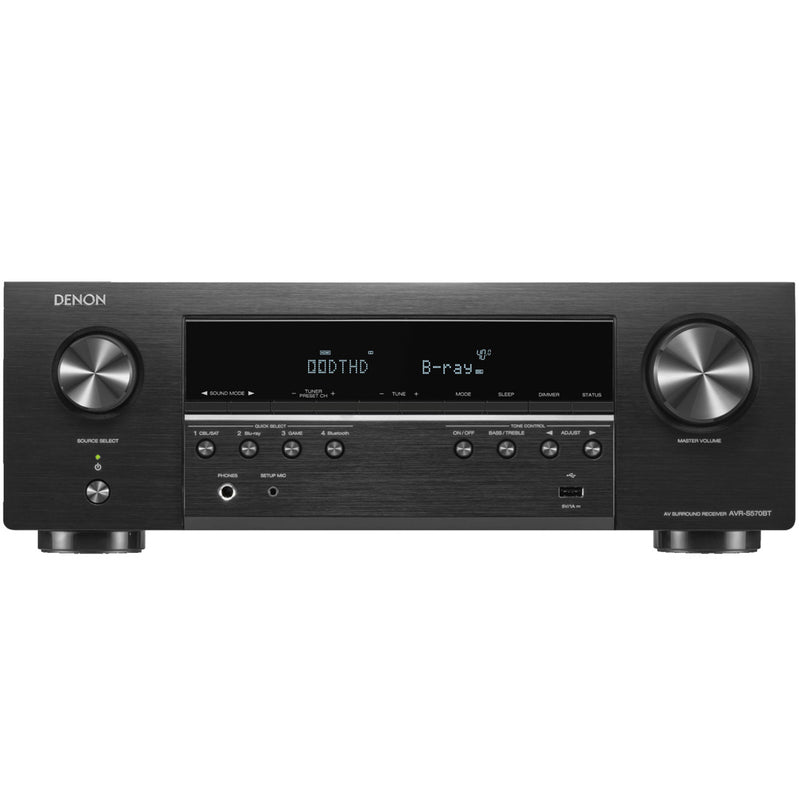 Load image into Gallery viewer, Denon AVR-S570BT 5.2 Channel 4K Ultra HD Network AV Receiver