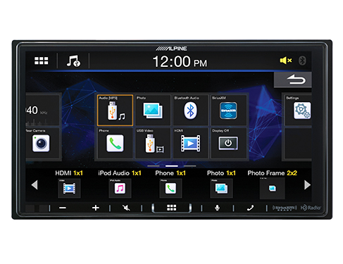 Alpine Double-Din 7 Inch Multimedia Receiver - ILX-407