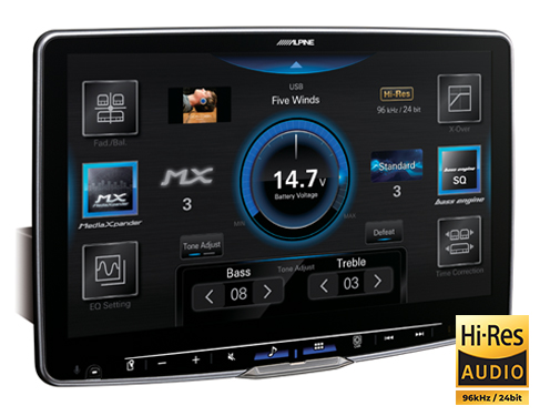 Load image into Gallery viewer, Alpine Halo11 Digital Multimedia Receiver With 11-inch Hd Display and Hi-res Audio Playback - ILX-F511