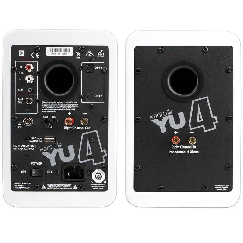 Load image into Gallery viewer, Kanto YU4MW YU4 Powered Desktop Speakers