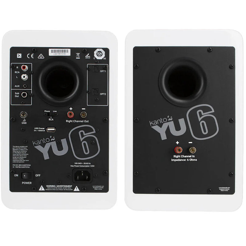 Load image into Gallery viewer, Kanto YU6MW YU6 Powered Desktop Speakers