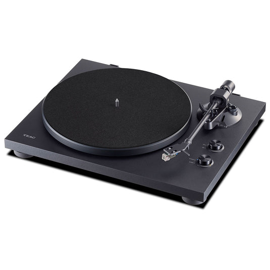 TEAC TN280BT Manual Belt-Drive Bluetooth Turntable – Matte Black