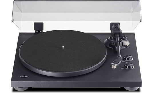 TEAC TN280BT Manual Belt-Drive Bluetooth Turntable – Matte Black