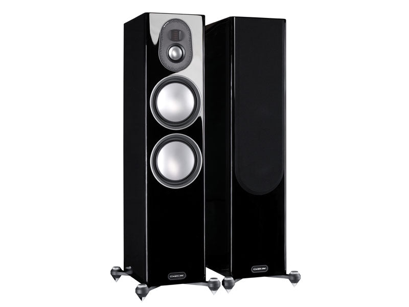 Load image into Gallery viewer, Monitor Audio Gold 300 5G Floorstanding Speakers - (Piano Ebony)