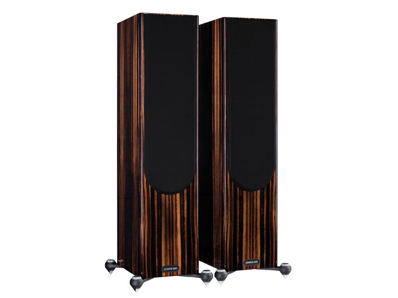 Load image into Gallery viewer, Monitor Audio Gold 300 5G Floorstanding Speakers - (Piano Ebony)