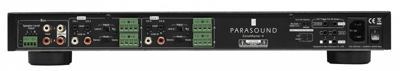 Load image into Gallery viewer, PARASOUND ZONEMASTER ZM 4 UNIVERSAL 4-CHANNEL 8-SPEAKER AMPLIFIER