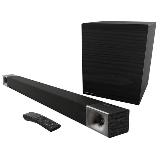 Klipsch Cinema 600 3.1 Channel Bluetooth Sound Bar and Wireless 10" Subwoofer