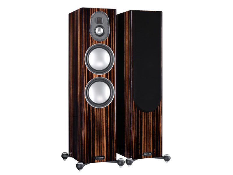 Load image into Gallery viewer, Monitor Audio Gold 300 5G Floorstanding Speakers - (Piano Ebony)
